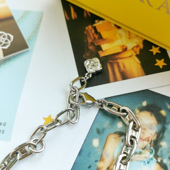 New Kendra Scott Bailey Chain Bracelet in Silver - Picture 3 of 3